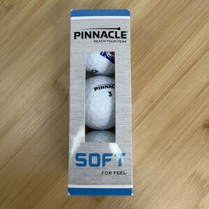 Pinnacle Golf Balls Three Pack White Soft For Feel 3 Balls Reach Your‎ Peak